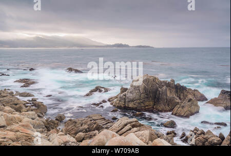 Am frühen Morgen in Carmel-by-the-Sea, Kalifornien Stockfoto