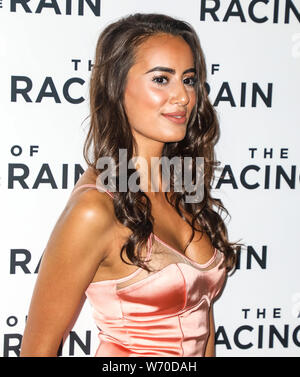 Nabila Badda besucht Großbritannien Galavorstellung von Die Kunst des Laufens in den Regen an der Bild-Haus in zentraler Lage in London. Stockfoto