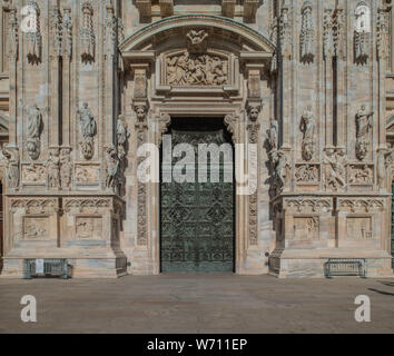 Mailand, Italien - 30. Juni 2019: Blick auf Dom, Dom, Kirche Stockfoto