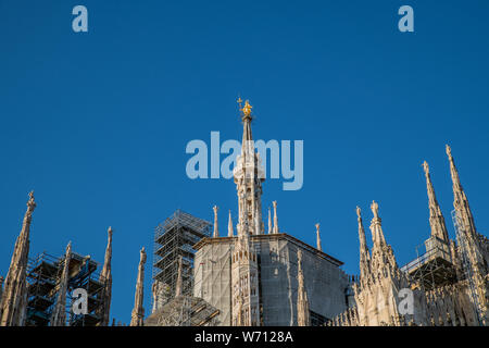 Mailand, Italien - 30. Juni 2019: Blick auf Dom, Dom, Kirche Stockfoto