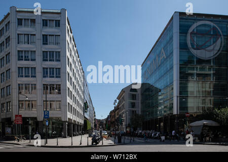 Mailand, Italien - 30. Juni 2019: Blick auf Moscova, Piazza Stockfoto