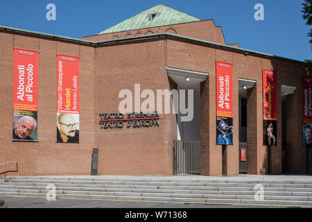 Mailand, Italien - 30. Juni 2019: Ansicht des Teatro Strehler Stockfoto