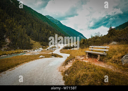Die Krimmler Ache in den Hohen Tauern, Österreich Stockfoto