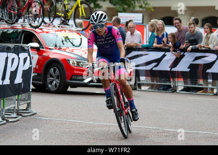 London, Großbritannien. 03 Aug, 2019. RideLondon Classique Credit: Andrew Bennett/Alamy leben Nachrichten Stockfoto