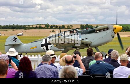 Hispano HA-112 MIL Buchon (G-AWHK) Stockfoto