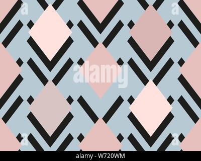 Geometrische Muster der Rauten. geometrische Muster. Ethnische nahtlose Ornament. Zusammenfassung Hintergrund - bunte Linien. Vector Illustration.eps 10. Stock Vektor