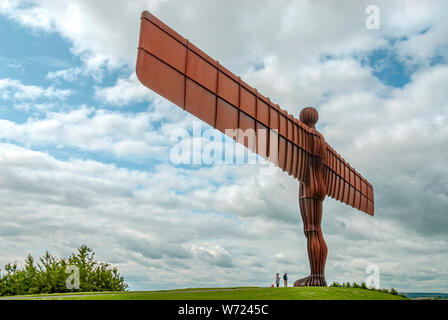 Skulptur 'Engel des Nordens' bei Gateshead, Nord-Ost-England, Großbritannien Stockfoto