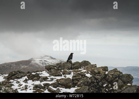 Eine Wanderung rund um den See Idwal, Snowdonia, Wales, Vereinigtes Königreich Stockfoto