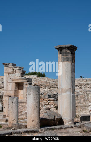 Zypern, Limassol aka Lemesos. Kourion, antiken Ruinen des Heiligtums von Apollo Hylates aka Apollon Hylatis. Stockfoto