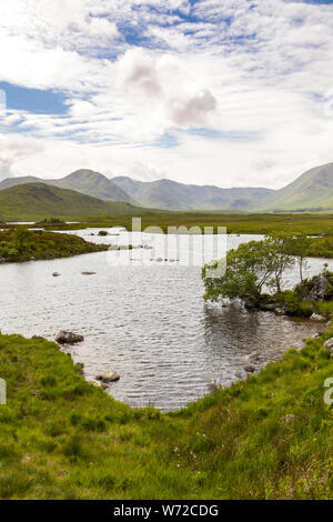 Üppige Landschaft der West Highlands in Schottland Stockfoto