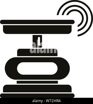Smart Schreibtischlampe Symbol. Einfache Abbildung von smart Schreibtischlampe vektor Symbol für Web Design auf weißem Hintergrund Stock Vektor