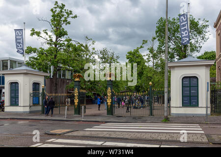 Besucher eingabe Artis Zoo Amsterdam, den ältesten Zoo der Niederlande Stockfoto