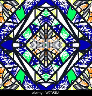Nahtlose ethnischen Paisley-muster. Mode drucken für Kleidung. Stock Vektor