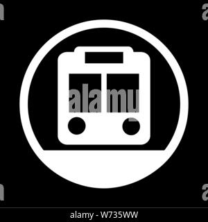 Eine schwarz-weiße U-Symbol Abbildung Stock Vektor