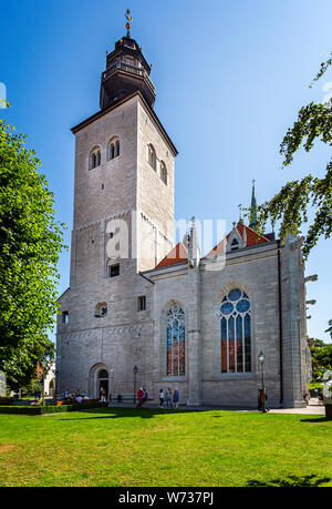 Die Kathedrale von St. Maria in Visby, Gotland, Schweden am 20. Juli 2019 Stockfoto