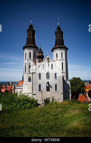 Die Kathedrale von St. Maria in Visby, Gotland, Schweden am 20. Juli 2019 Stockfoto