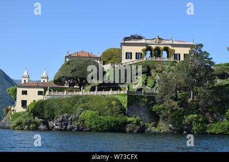 Villa del Balbianello in Lenno, Comer See, Italien Stockfoto