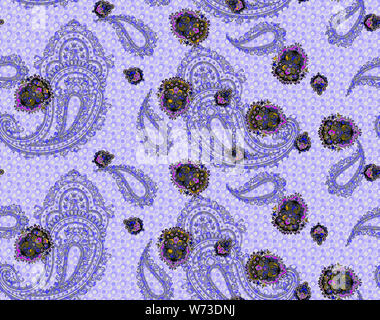 Abstrakte Paisley-muster. Nahtlose Multi Color Hintergrund. Stockfoto