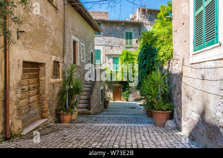 Malerische Anblick im Tivoli in der Provinz Rom in der italienischen Region Latium. Stockfoto