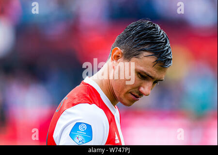 4 augustus 2019 Rotterdam, Niederlande Fußball Niederländer Eredivisie Feyenoord gegen Sparta Rotterdam 04-08-2019: Voetbal: Feyenoord gegen Sparta Rotterdam: Rotterdam L-R Steven Berghuis Stockfoto