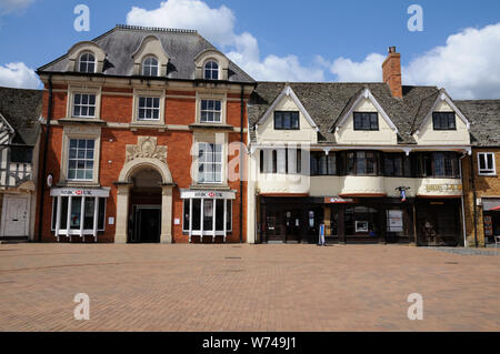 Midland Bank & Unicorn Inn, Marktplatz, Banbury, Oxfordshire Stockfoto