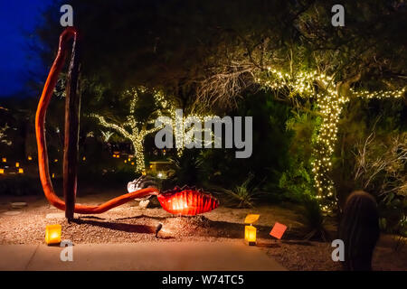 Desert Botanischen Garten Skulptur Stockfoto