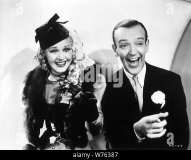 FRED Astaire und Ginger Rogers in Swing Time (1936), unter der Regie von George Stevens. Credit: RKO/Album Stockfoto