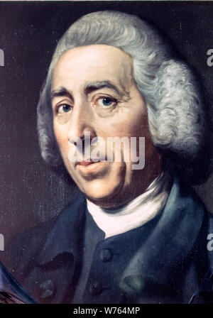 Lancelot Brown 1715-1783 Capability Brown, Englisch Landschaftsgärtner, Öl auf Leinwand c 1769 von Nathaniel Dance. Stockfoto