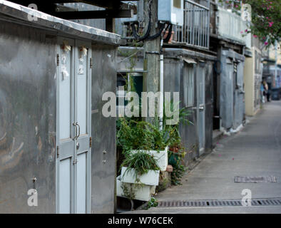 ---- Blick auf das Fischerdorf Tai O in Hongkong, China, 22. Dezember 2017. Tai O ist ein kleines Fischerdorf mit der Bezeichnung "Venedig von Hongkong" i Stockfoto