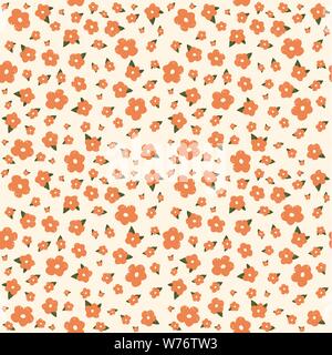 Nahtlose floralen Muster. Blumen Textur. Stock Vektor