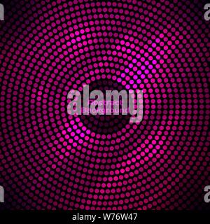 Abstrakte disco Hintergrund mit Rasterung. Stock Vektor