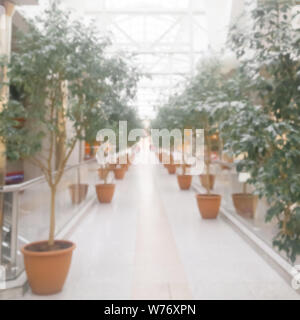 Passage in das moderne Gebäude der Konferenz Zentrum Stockfoto