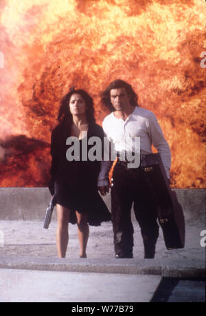 Salma Hayek, Antonio Banderas, Desperado, 1995 Stockfoto