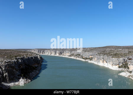 Ein Teil der Amistad National Recreation Area, außerhalb Del Rio in Val Verde County, Texas, physische Beschreibung: 1 Foto: digital, tiff-Datei, Farbe. Hinweise: Titel, Datum, und die Schlüsselwörter, die auf Informationen, die von den Fotografen zur Verfügung gestellt wurden; Stockfoto