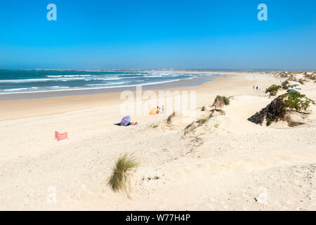 Praia da Gamboa, Peniche, Leiria District, Estremadura, Portugal Stockfoto