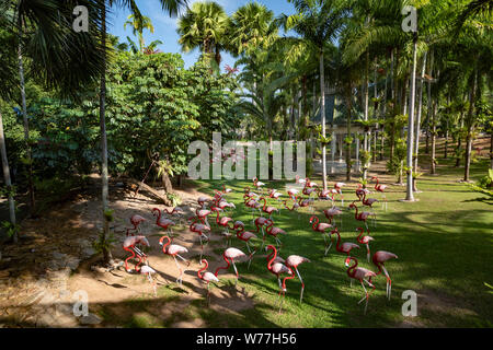 Pattaya, Thailand - Dezember 25, 2018: Nong Nooch Tropical Garden. Pattaya, Thailand. Stockfoto