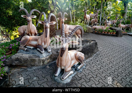 Pattaya, Thailand - Dezember 25, 2018: Nong Nooch Tropical Garden. Pattaya, Thailand. Stockfoto