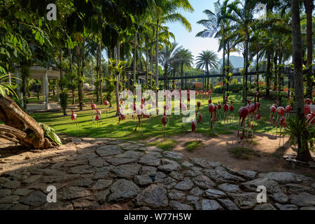 Pattaya, Thailand - Dezember 25, 2018: Nong Nooch Tropical Garden. Pattaya, Thailand. Stockfoto