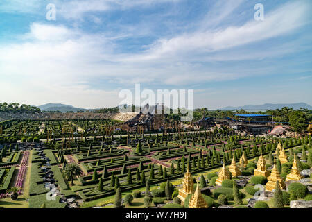 Pattaya, Thailand - Dezember 25, 2018: Nong Nooch Tropical Garden. Pattaya, Thailand. Stockfoto