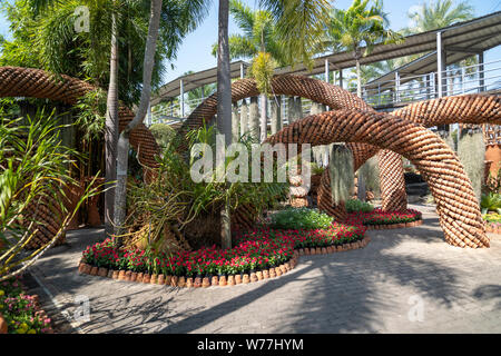 Pattaya, Thailand - Dezember 25, 2018: Nong Nooch Tropical Garden. Pattaya, Thailand. Stockfoto