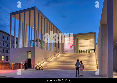 James Simon Gallery, David Chipperfield Architects, Neues Museum, Pergamon Museum, Museumsinsel, Berlin Mitte, Berlin, Deutschland Stockfoto