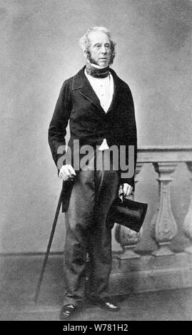 LORD PALMERSTON - Henry John Temple (1784-1865), britischer Staatsmann und Premierminister Stockfoto