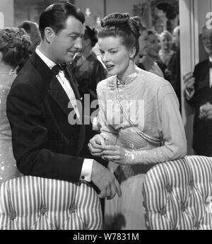 ROBERT TAYLOR, Katharine Hepburn, UNTERSTROM, 1946 Stockfoto