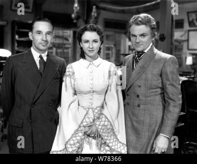 RICARDO CORTEZ, MARGARET LINDSAY, James Cagney, FRISCO KID, 1935 Stockfoto