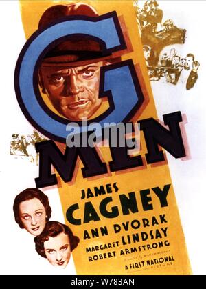 JAMES CAGNEY, 'G' Männer, 1935 Stockfoto