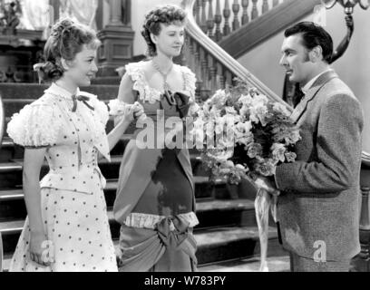 GEORGE BRENT, OLIVIA DE HAVILLAND, MARGARET LINDSAY, GOLD IST, WO SIE IHN FINDEN, 1938 Stockfoto