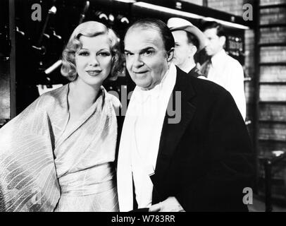 JOAN BLONDELL, VICTOR MOORE, GOLDGRÄBER von 1937, 1936 Stockfoto