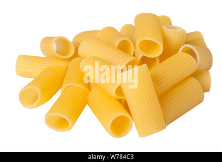 Rigatoni Nudeln Stapel Stockfoto