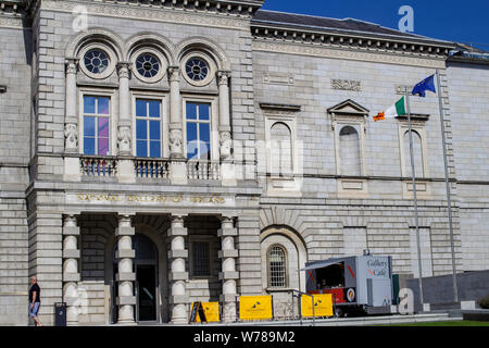 Der Eingang zum National Gallery von Irland in Merrion Street. Dublin. Stockfoto