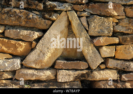 Mauerwerk Brionnais Burgund Frankreich Stockfoto